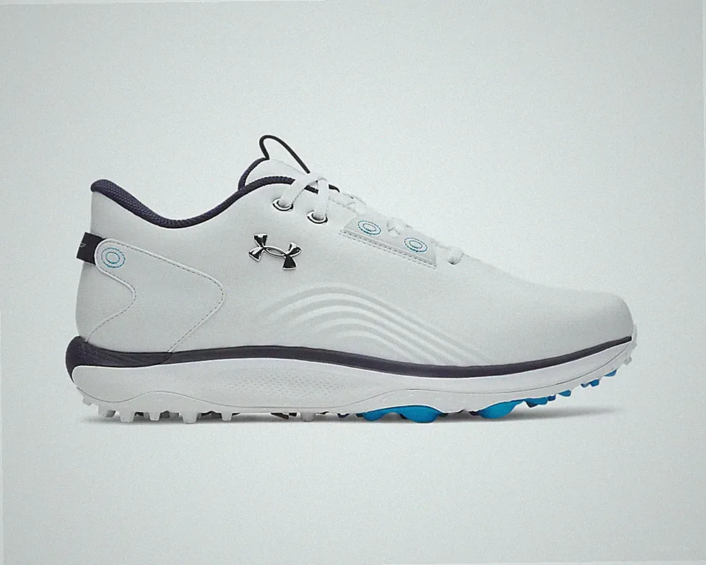 Under Armour Herren Golfschuhe UA Drive Fade 2 ohne Spikes weiß