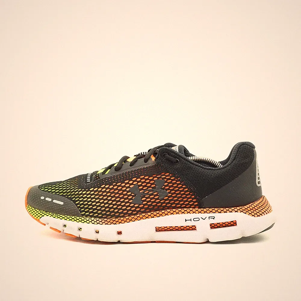 Under Armour Herren HOVR Sneaker Schwarz/Orange Leichtgewicht Laufschuh EU 45
