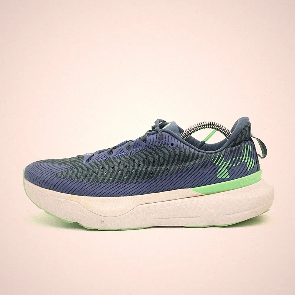 Under Armour Herren Infinite Pro Sneaker navy/grü Textil HOVR Laufschuh EU 44