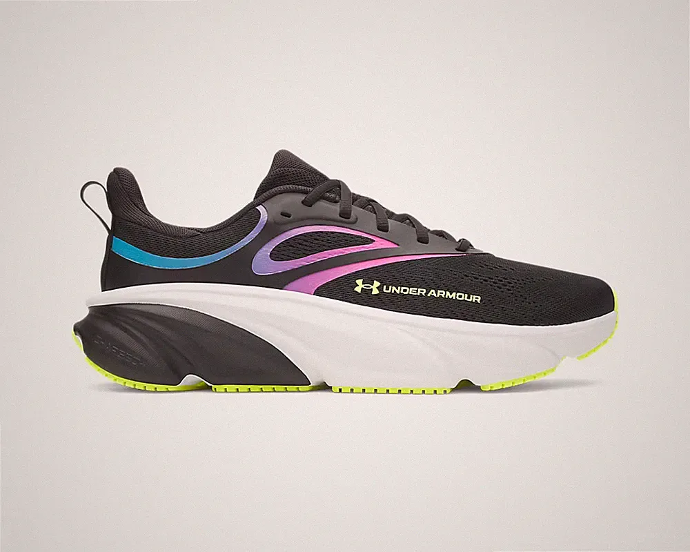 Under Armour Herren UA Charged+ Rogue 6 Laufschuhe Schwarz/Multi