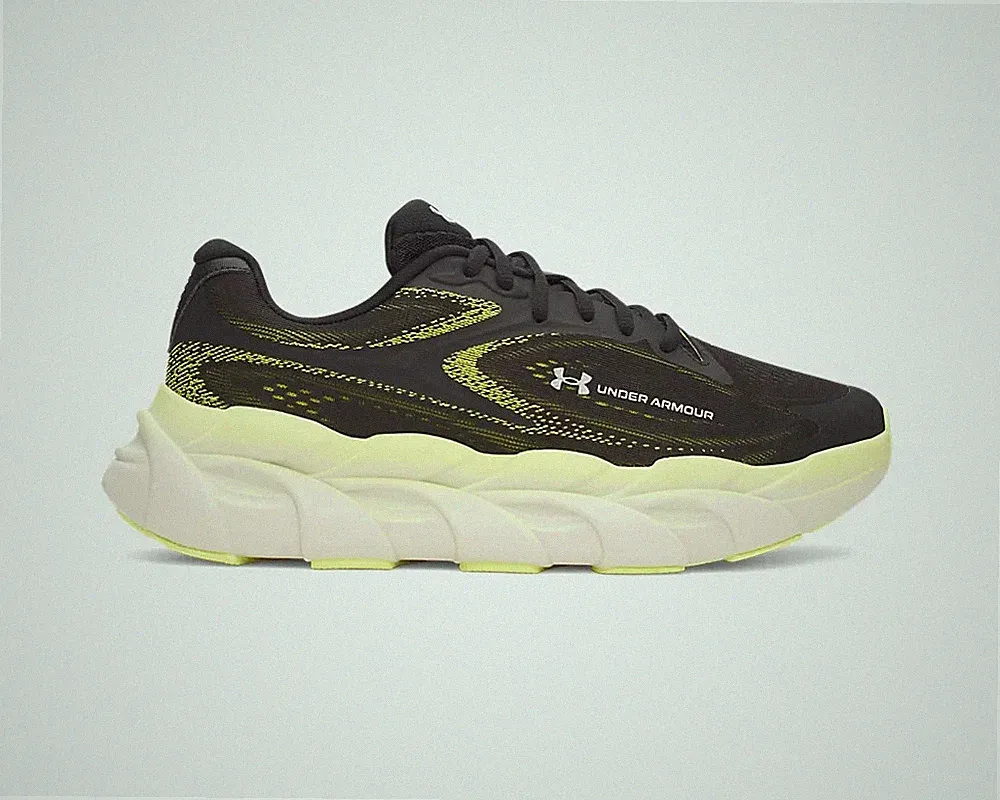 Under Armour Herren UA HB Runner 2 leichte Laufschuhe schwarz / sonicgelb
