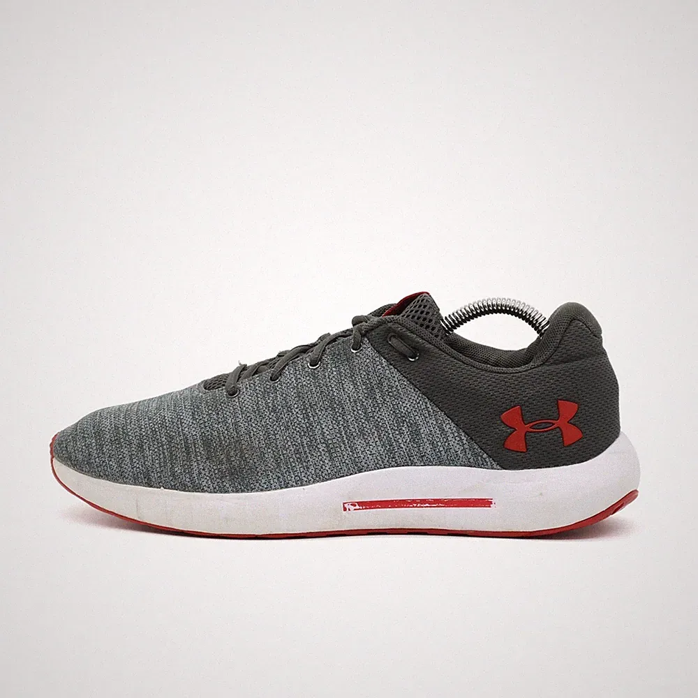 Under Armour Herren YMUI Schuhe EU 44.5 Grau Rot 3021869-100 Laufschuhe