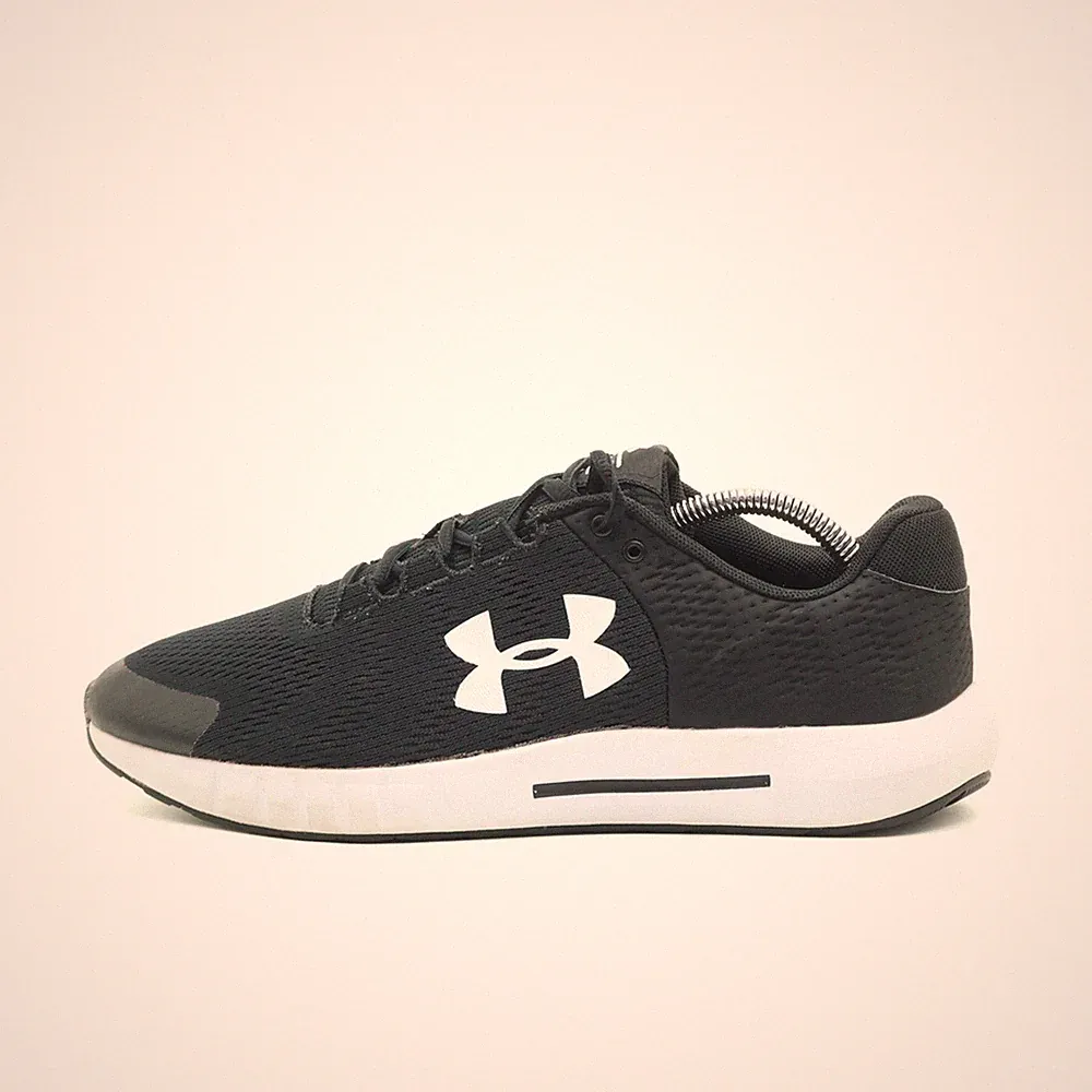 Under Armour Herren Ymui Sneaker Schwarz Mesh Low-Top Running Laufschuh EU 43