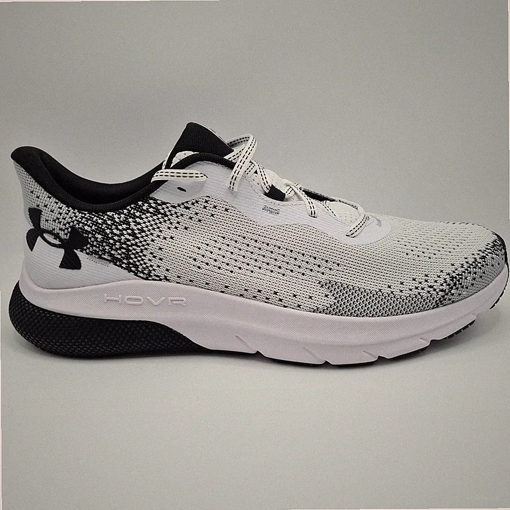 Under Armour Hovr Turbulence 2 Herren UK 10,5 Laufschuhe Turnschuhe Weiß Schwarz