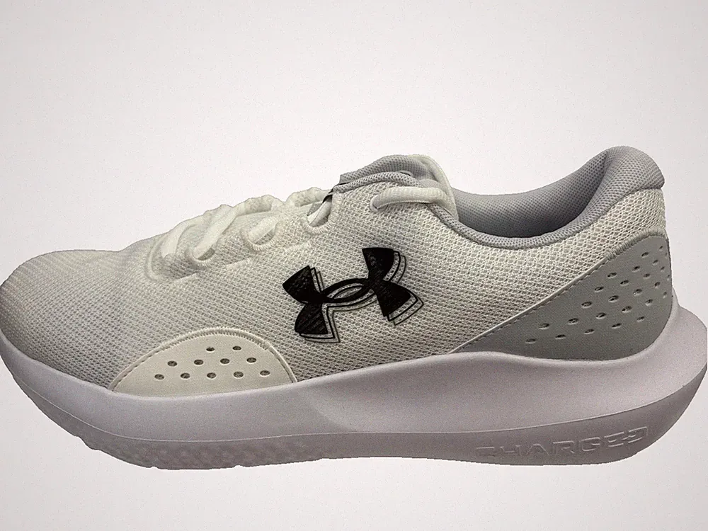 Under Armour UA Surge 4 Herren Sneaker Laufschuhe Weiß EU 46 UK 11 US 12