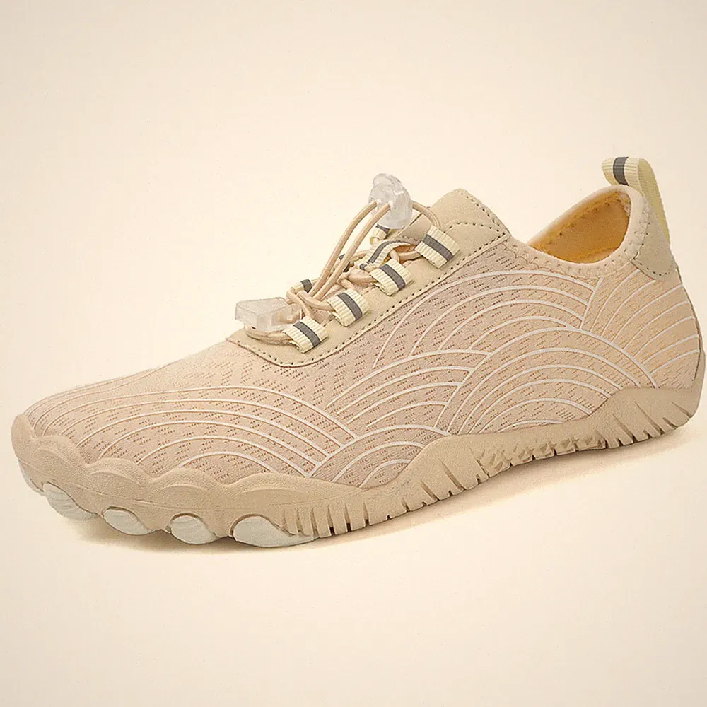 Beige Barfußschuh