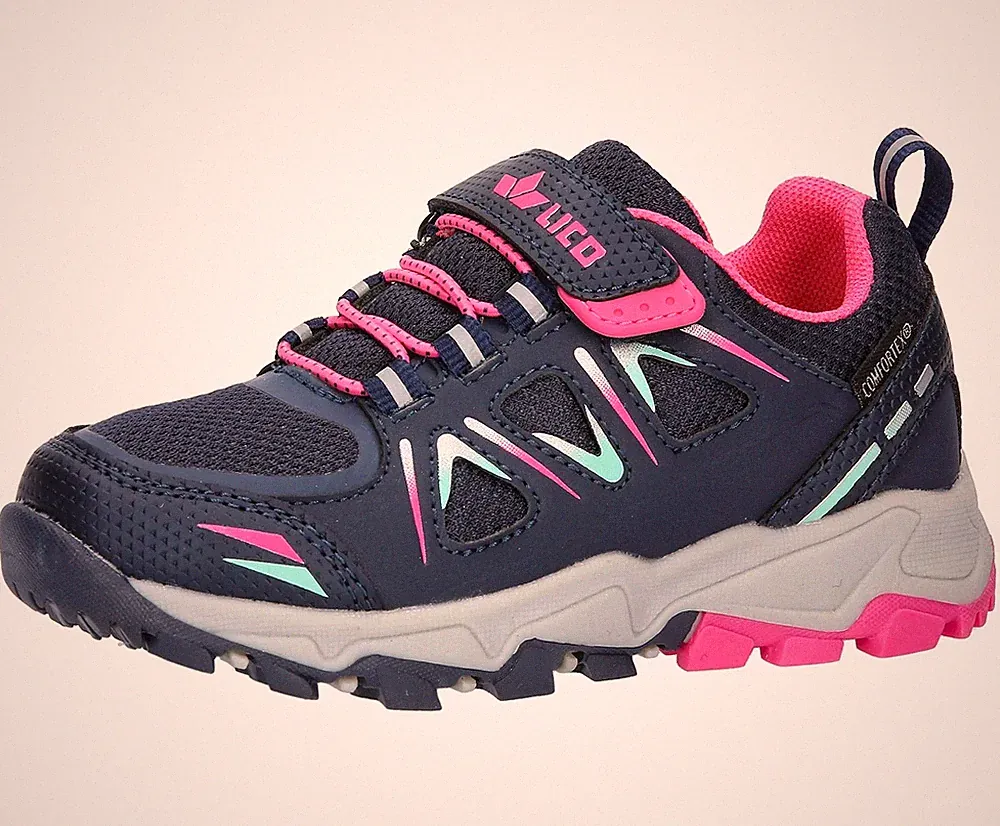 Unisex Kinder Allen Vs CrossLaufschuhe, Marine Pink Türkis, 32 EU