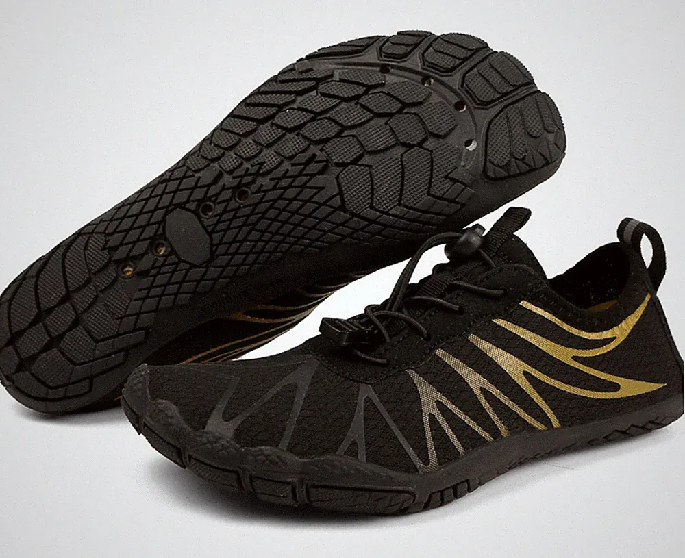 Gold Barfußschuh