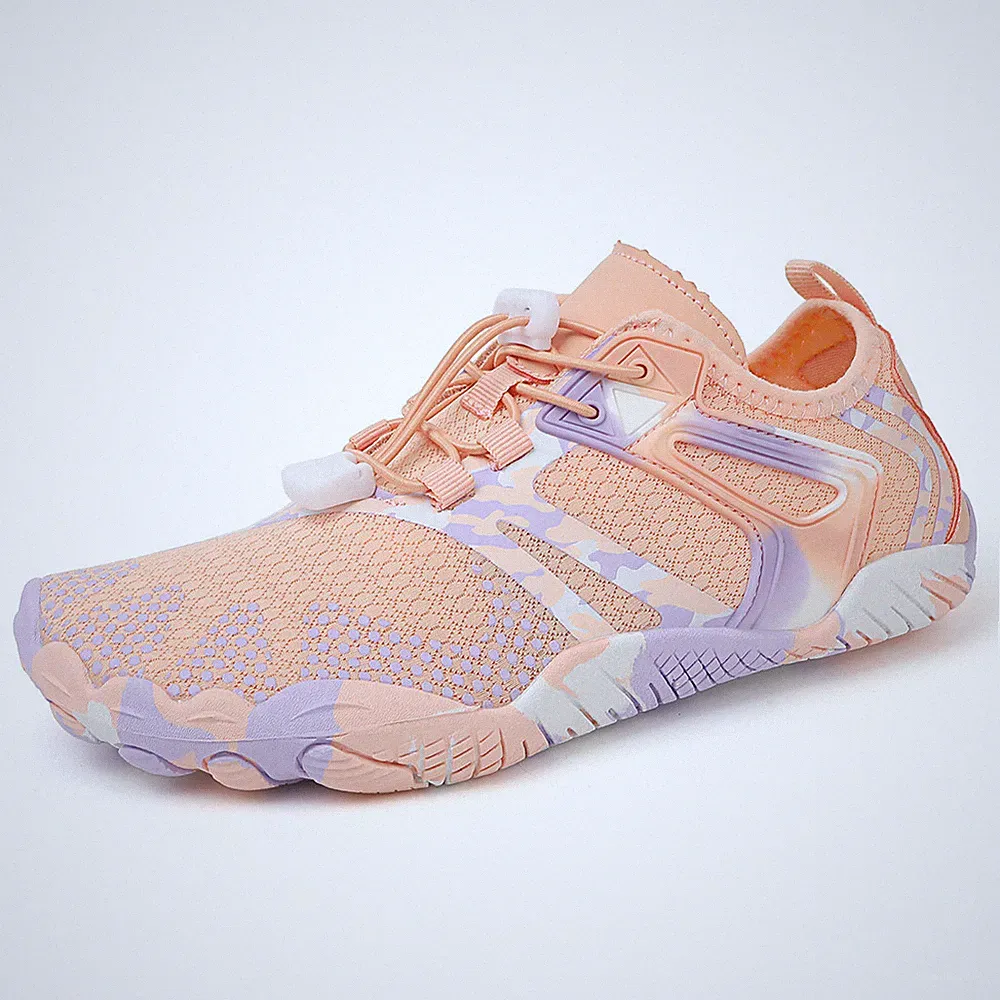 Unisex Traillaufschuhe Damen Wanderschuhe Barfußschuhe Knit Sneaker Zehenschuhe