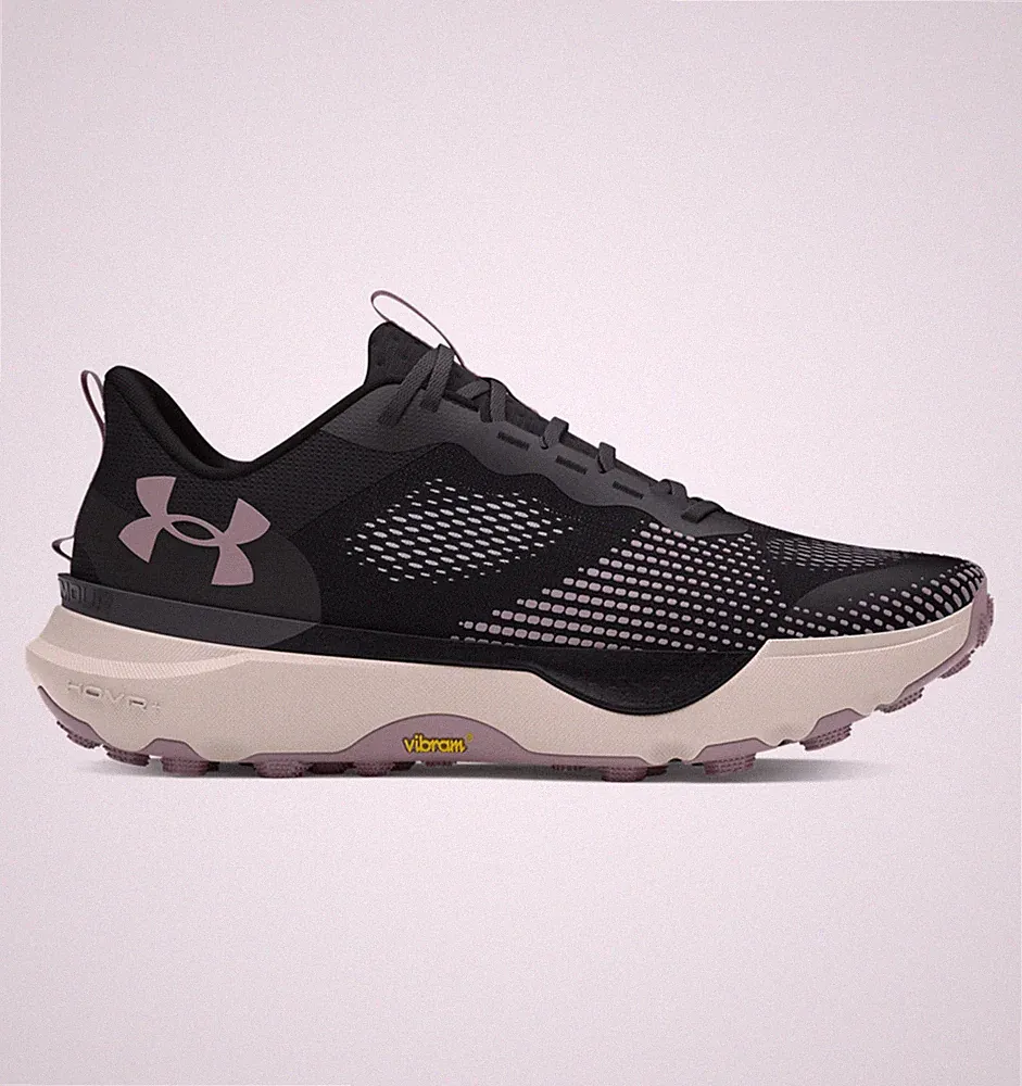 Unisex UA Infinite Pro Trail Laufschuhe Running in Schwarz / Anthrazit