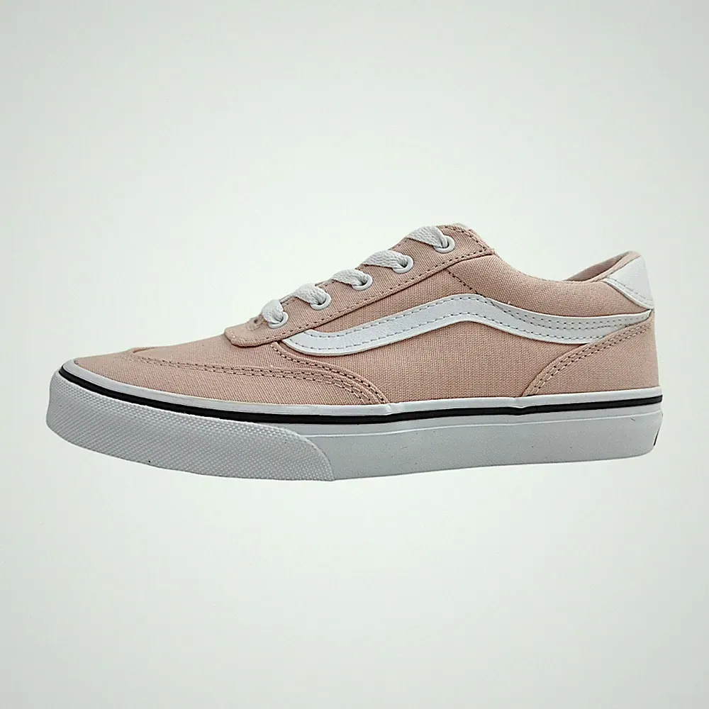 Vans Brooklyn LS Kinderschuhe Mädchen Sneaker Flach Rosa Freizeit