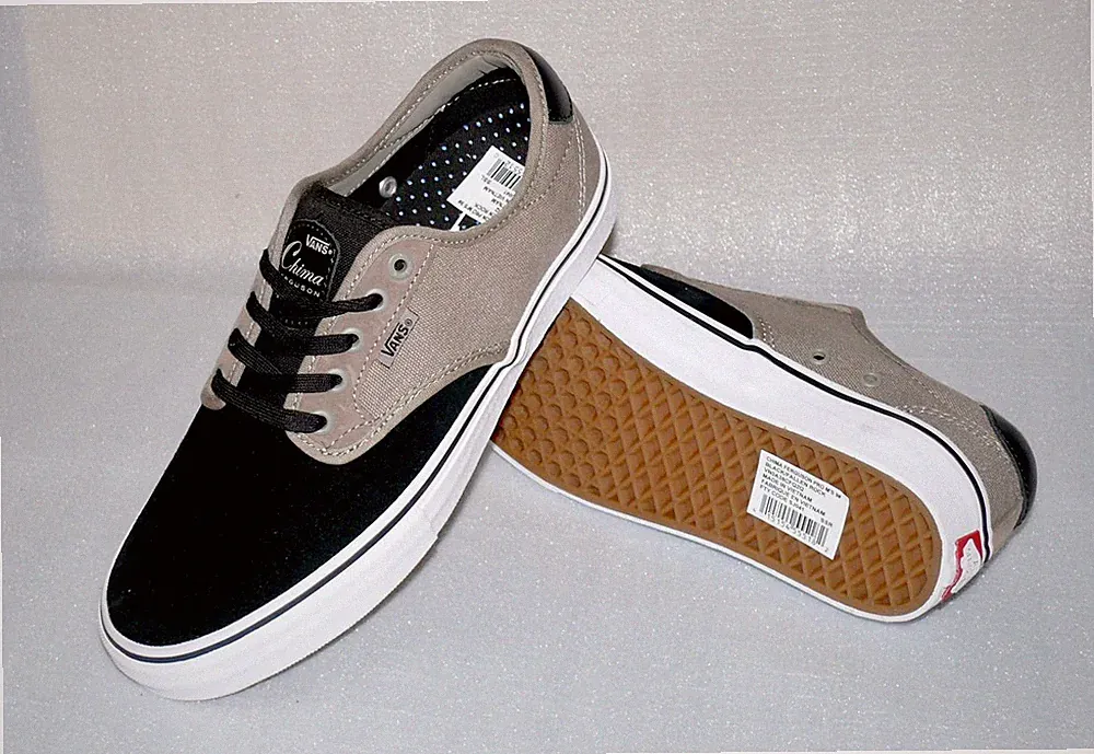 Vans Chima Ferguson Pro Rau Leder Herren Schuhe Freizeit Sneaker 42 US9 Black We
