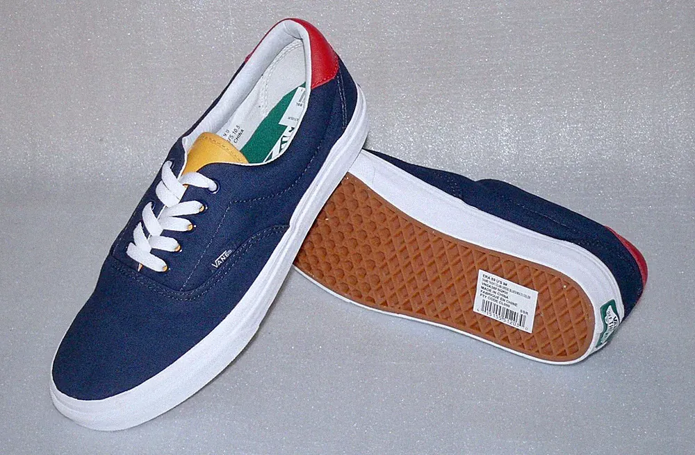 Vans Era 59 Canvas Herren Schuhe Freizeit Boots 42 US9 CL050 Navy Yacht Club