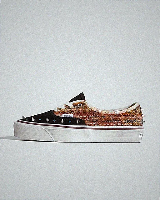 Vans Premium Authentic Shoes Limited Edition Sneaker Black/ Multi