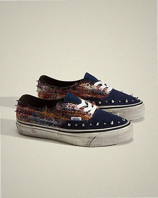 Vans Premium Authentic Shoes Limited Edition Sneaker Navy/ Multi