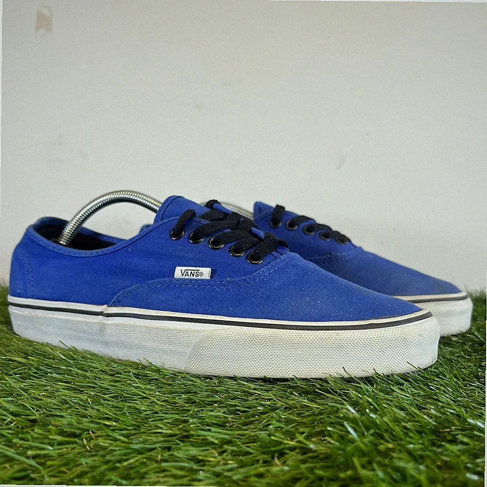 Vans Turnschuhe Größe 9 blau authentisch Low-Top Komfort Walking Skate Laufschuhe
