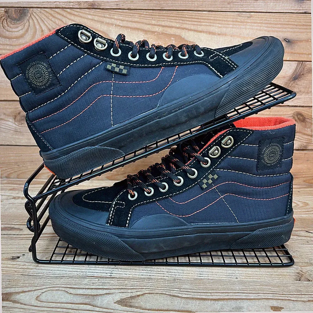 Vans Turnschuhe Herren Größe UK 6 Spitfire SK8 Hi Reissue schwarz Skaterschuhe OTW