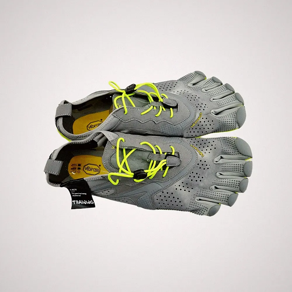 Vibram FiveFingers Sneaker V-RUN Grau Running Barfußschuhe Laufschuhe Herren 49