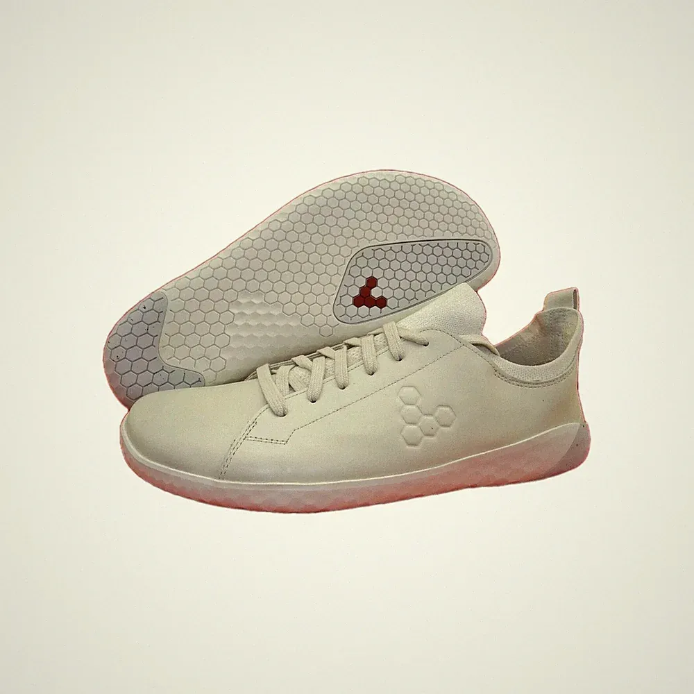 VivoBarefoot GEO COURT KNIT Sneaker Barfußschuhe Laufschuhe Herren Limestone 48
