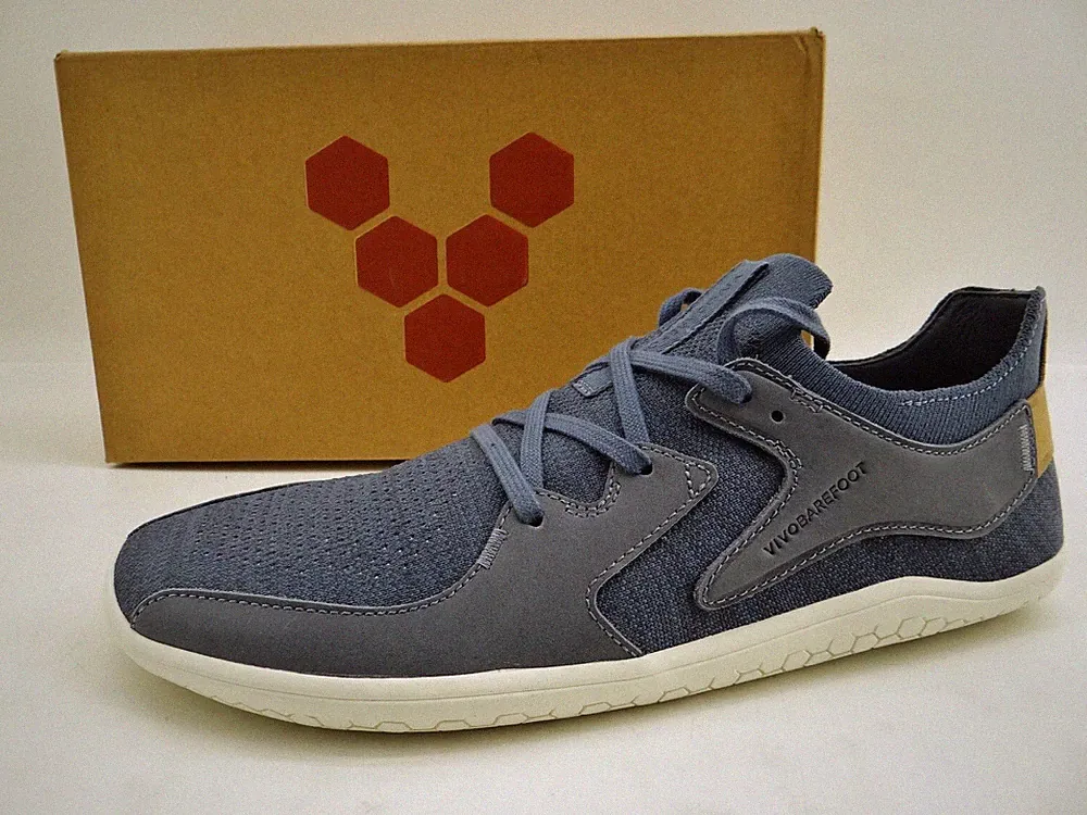 VivoBarefoot PRIMUS ASANA Barfußschuhe Sneaker blau Laufschuhe Training Men 46