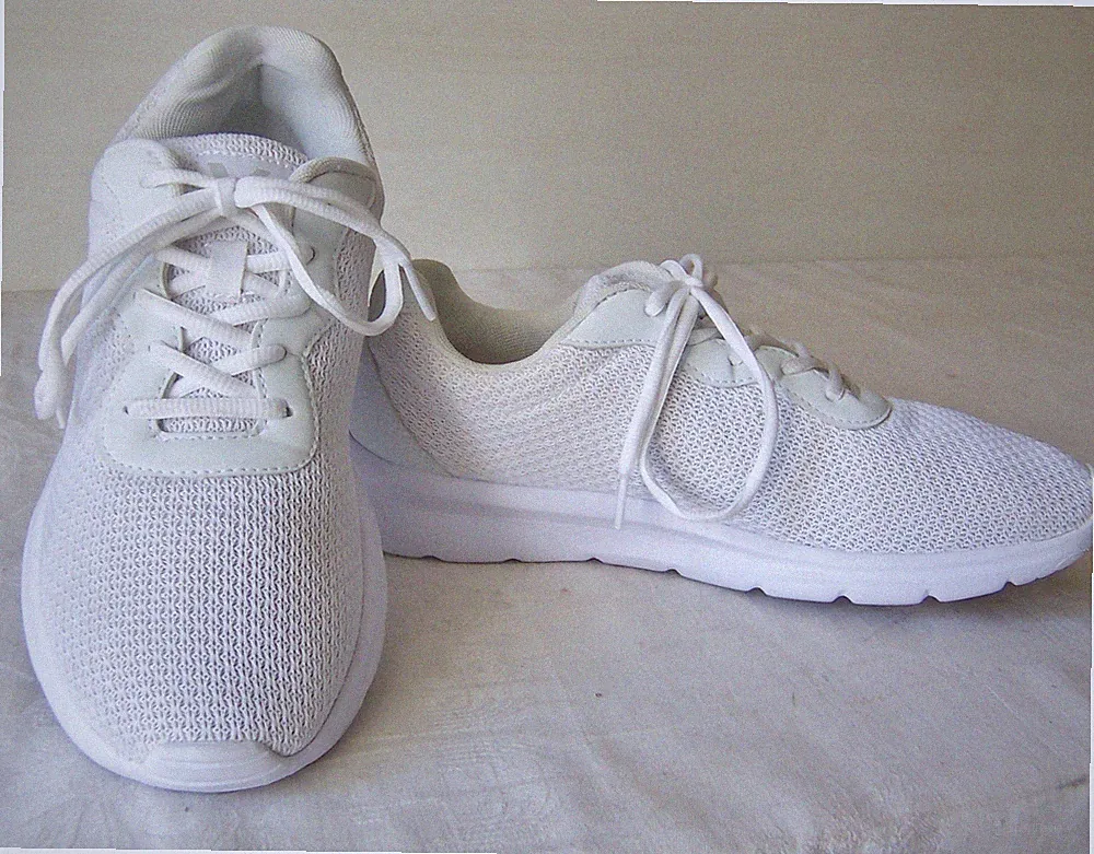 "Vty" Gr.43 Sneaker/Halbschuhe/Laufschuhe vegan weiß neuwertiger Top-Zustand