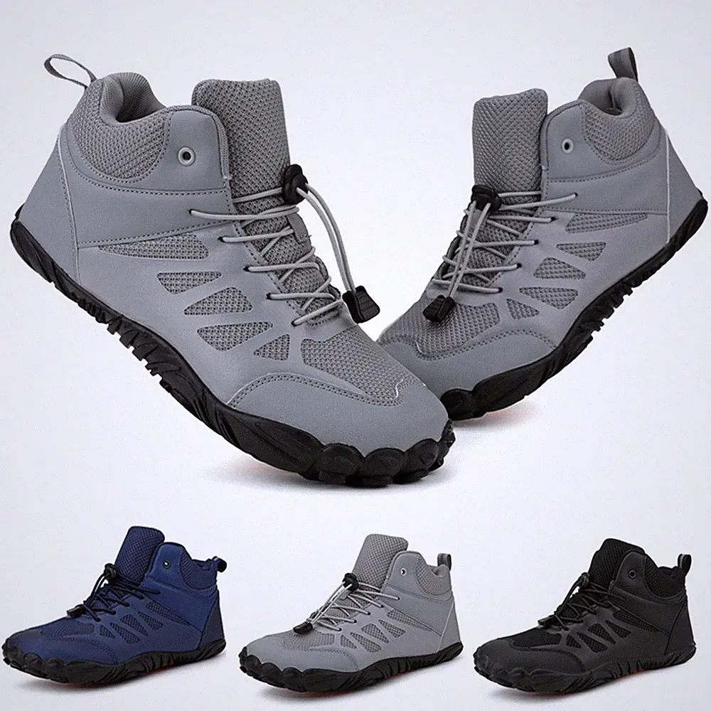 Winter Barfußschuhe Herren Damen Warm Winterschuhe Breite Zehen Traillaufschuhe