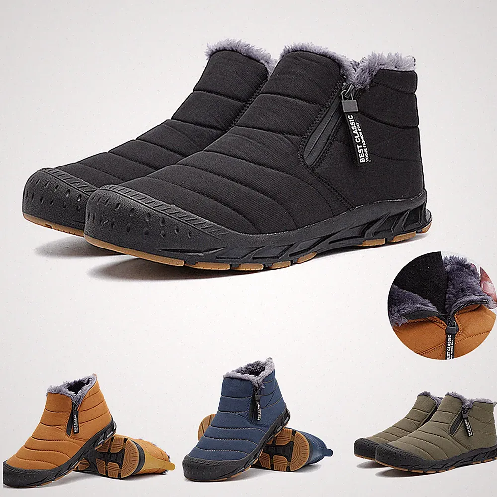Winterstiefel Barfußschuhe Herren Damen Winter Sneaker Traillaufschuhe Barefoot