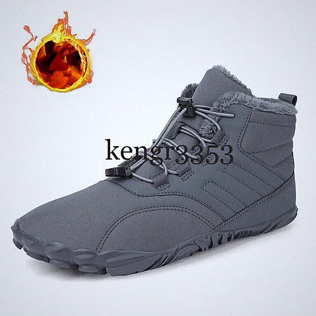 Winterwarme Wanderschuhe Wasserdicht Trekking Klettern Laufen Barfußschuhe UK