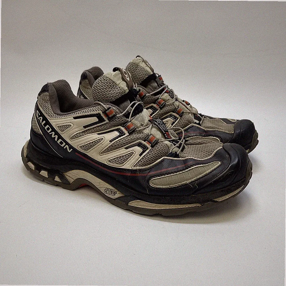 Y2K Salomon XA Pro 5 Adventure Grey Running Hiking Shoes Men's Size 9 (Read)
